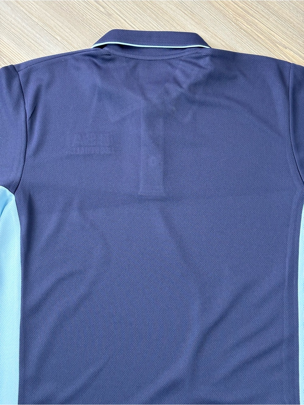 USA Softball Navy and Light Blue Performance Polo - Picture 8 of 8